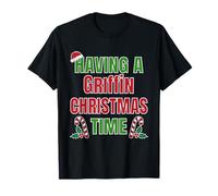 Tener un Nombre de reunión Familiar Griffin Christmas Time Camiseta