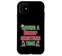 Tener un Obispo Christmas Time Family Reunion Nombre Carcasa para iPhone 11