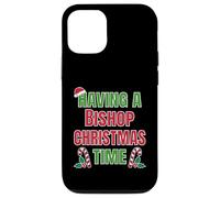 Tener un Obispo Christmas Time Family Reunion Nombre Carcasa para iPhone 12/12 Pro