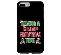 Tener un Obispo Christmas Time Family Reunion Nombre Carcasa para iPhone 7 Plus/8 Plus