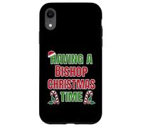 Tener un Obispo Christmas Time Family Reunion Nombre Carcasa para iPhone XR