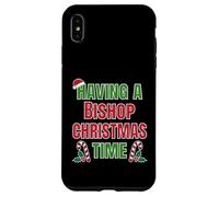 Tener un Obispo Christmas Time Family Reunion Nombre Carcasa para iPhone XS MAX