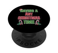 Tener una Hormiga Navidad Tiempo Familiar Reunión Nombre PopSockets PopGrip Adhesivo