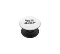 Tener una Taza de positivi-Tea Positivity Juego de Palabras de té Inspirador PopSockets PopGrip Adhesivo