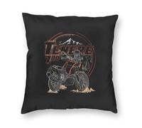 Tenere 700 Super Adventure - Funda de almohada cuadrada de motocicleta para el hogar, dormitorio, coche
