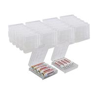 Tenergy Paquete de 30 cajas de almacenamiento de plástico para pilas AA/AAA (las pilas se venden por separado)