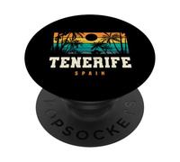 Tenerife España Playa Sunset Design PopSockets PopGrip Adhesivo
