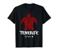 Tenerife España Tribal Tortuga Marina Océano Arte Diseño Camiseta
