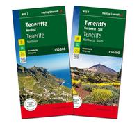 Tenerife North and South Walking Map Set: 2 map set 1:50,000 scale: WKE 7-24