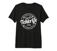 Tenerife y Parrot Islas Canarias España Vintage Souvenir Camiseta Premium