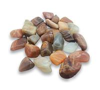 TENET - Piedra luna/adularia, piedra natural pulida para cristaloterapia, reiki y meditación - 25-35 mm (10)