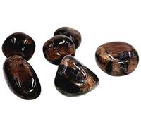 TENET - Piedras pulidas para cristal y reiki cargadas con técnicas de pirámidología - piedra simple 18-25 mm (Chiastolite)
