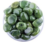 TENET - Piedras pulidas para cristal y reiki cargadas con técnicas de piramidología - piedra simple 18-25 mm (Jade Nefrita