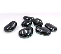 Tenet - Piedras pulidas para cristaloterapia y reiki, cargadas con técnicas de piramidología - 5 unidades 18-25 mm (Ematite)