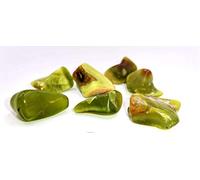 Tenet - Piedras pulidas para cristaloterapia y reiki, cargadas con técnicas de piramidología - 5 unidades de 18-25 mm (ópalo verde)