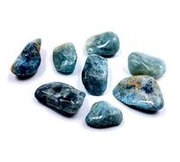 Tenet - Piedras pulidas para cristaloterapia y reiki, cargadas con técnicas de piramidología - 5 unidades 18-25 mm (aguamarina)