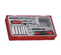 Teng Estándar Profundo Métrico Enchufe Juego 35 Piezas 0.6cm Drive 4A 13mm 6Pt