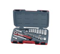Teng Imperial Enchufe Juego Estándar Y Profundo 35 PC 1cm Drive 6Pt Cromo