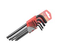 Teng Métrico Punto Pelota Hex Llave Juego 9 Piezas 1.5A 10mm Plegable Soporte