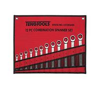 TENG TOOLS 6507JMM - Juego de llaves combinadas de 33-50 mm, rollo de herramientas de 7 piezas