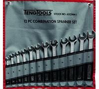 TENG TOOLS 6512MM1 - Juego de llaves combinadas de 8-19 mm, rollo de herramientas de 12 piezas