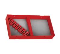 Teng Tools Bandeja vacía para herramientas de plástico para llaves y destornilladores, TT00, color plateado, 1 compartimento