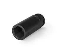 Teng Tools Llave de vaso de impacto de molibdeno cromado profundo de 6 puntos métricos de 23 mm, herramienta mecánica, herramienta de mano, 920623N