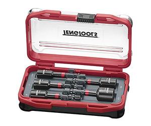 Teng Tools TBNSI5 - Juego de destornilladores de tuerca de impacto de 65 mm de largo, 1/4 pulgadas 7 8 10 13 mm