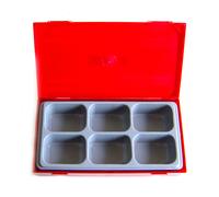 Teng Tools TC Bandeja TT04 Almacenamiento Con Desmontable Tapa, 6 Compartimentos