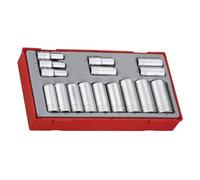 Teng Tools TT3816 set conector 3/8 dirección 16 conectores dentro estuche