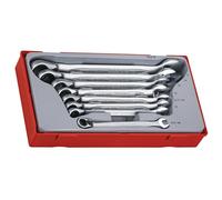Teng TT6508R Trinquete Métrico Llaves Combinadas Juego, 8 Piezas TENTT6508R