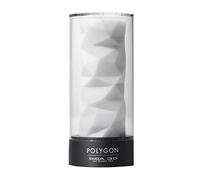 Tenga Funda masturbadora Polygon 3D, 4.8 x 11.6 x 4.8 cm, 126 gr, Blanco