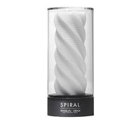Tenga Spiral 3D, Funda Masturbadora, 4.8 x 11.6 x 4.8 cm, Color Blanco - 126 gr
