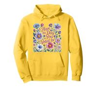 TENGA EL DÍA QUE VOTÓ con Flores Sudadera con Capucha