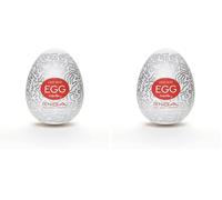 TENGA Huevo Keith Haring Party, Funda Masturbadora, 4.9 X 6. X 4.9 Cm, Color Blanco/Multicolor, 40 g (Paquete de 2)