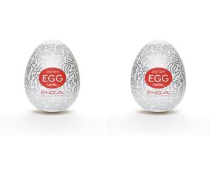 TENGA Huevo Keith Haring Party, Funda Masturbadora, 4.9 X 6. X 4.9 Cm, Color Blanco/Multicolor, 40 g (Paquete de 2)