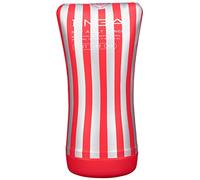 TENGA Soft Tube, Masturbador, 6.5 x 15.50 x 8.3 cm, Color Rojo/Gris - 125 gr
