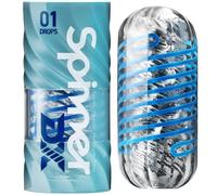 TENGA SPINNER DX 01 Drops - Masturbador Masculino - Juguete erótico con estructuras internas densas y firmes - Placer en solitario - Set de masturbador que incluye loción de muestra