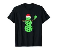 Tenga UNA Dinky Little Christmas Funny Pickleball Snowman Meme Camiseta