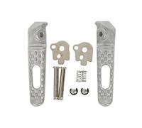 TengChang motocicleta trasera estribera Reposapiés conjunto Para Honda CBR600RR CBR 600 RR CBR 600RR 2003-2014 CBR1000RR CBR 1000 RR CBR 1000RR 2004 2005 2006 2007 2008 2009 2010 2011 2012 2013 2014 (plata)