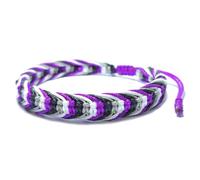 tenghong2021 Pulseras LGBTQ del orgullo arcoíris para mujeres y hombres, hechas a mano, a granel, pulsera de desfile del orgullo del arco iris, transgénero, pansexual, no binario, asexual, gay y