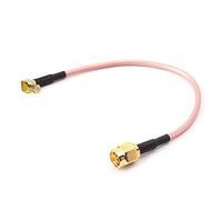 TengKo RG316 SMA Macho a MCX Macho Cable, 15 cm SMA Macho a MCX Macho Enchufe RF Pigtail Jumper Cable Coaxial Coaxial Cable Asamblea