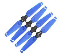 Tenglang - 4 hélices para DJI Spark Drone 4730F, accesorios plegables, cuchillas, piezas de repuesto, accesorio de repuesto, CW CCW, ala de liberación rápida (Azul + borde blanco)