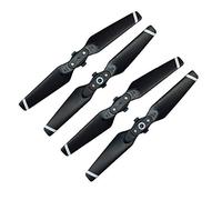 Tenglang - 4 hélices para DJI Spark Drone 4730F, accesorios plegables, cuchillas, piezas de repuesto, accesorio de repuesto, CW CCW, ala de liberación rápida (Borde negro + blanco)