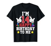 Tengo 14 años, Feliz cumpleaños para mí, Divertido cumpleaños para un niño de 14 años Camiseta