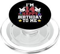 Tengo 14 años, Feliz cumpleaños para mí, Divertido cumpleaños para un niño de 14 años PopSockets PopGrip para MagSafe