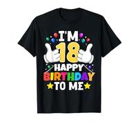Tengo 18 años Feliz cumpleaños para mí Funny 18th Birthday Camiseta