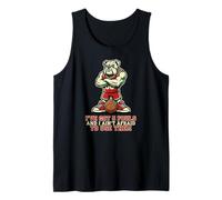 Tengo 5 Faltas y no Tengo Miedo de usarlas Bulldog Camiseta sin Mangas