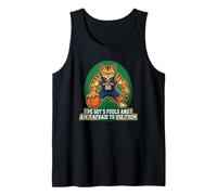Tengo 5 Faltas y no Tengo Miedo de usarlas Gato Divertido Camiseta sin Mangas