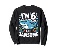 Tengo 6 años y el Sexto cumpleaños de Jawsome Shark Sudadera